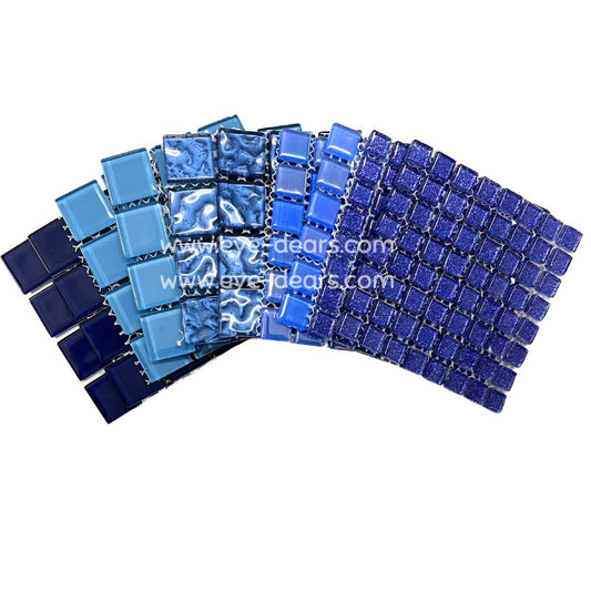 Mosaic Tiles Collection - Ocean Depths Palette