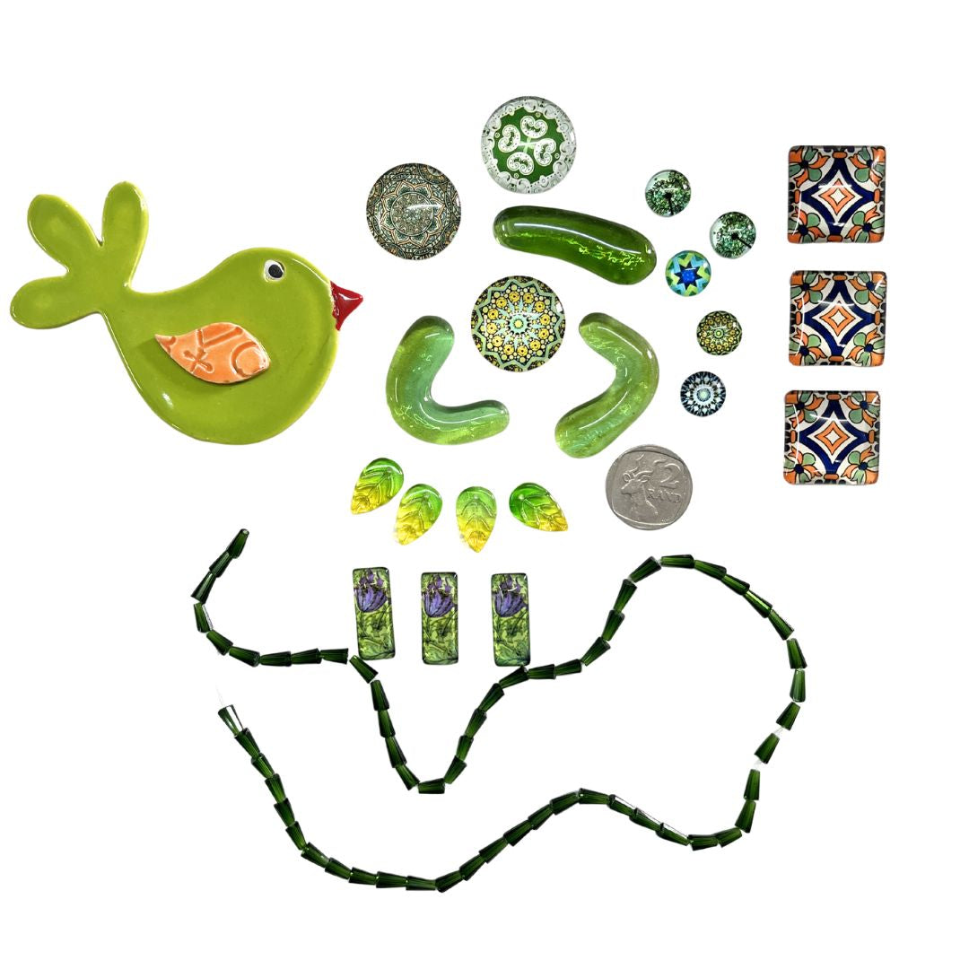 Craft/Mosaic Insert Collection - Green Set 2