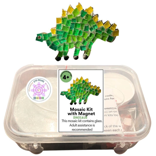 Single - Mosaic Craft Kit with Magnet - Dinosaur (Small)
