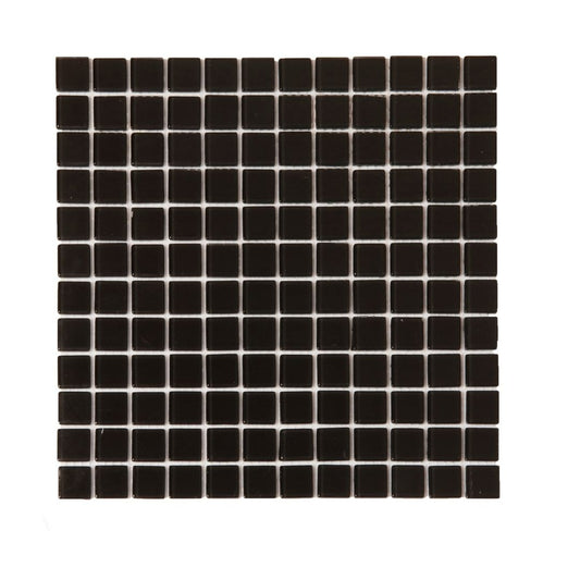 Decor Tiles - Black Glass 23x23mm