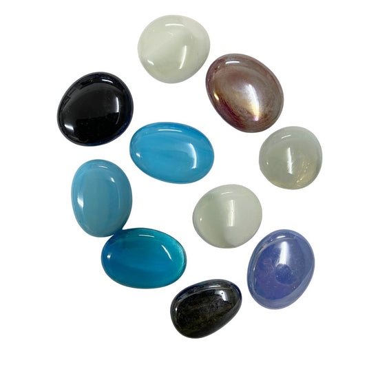 Solid Glass Pebble Mix 400g
