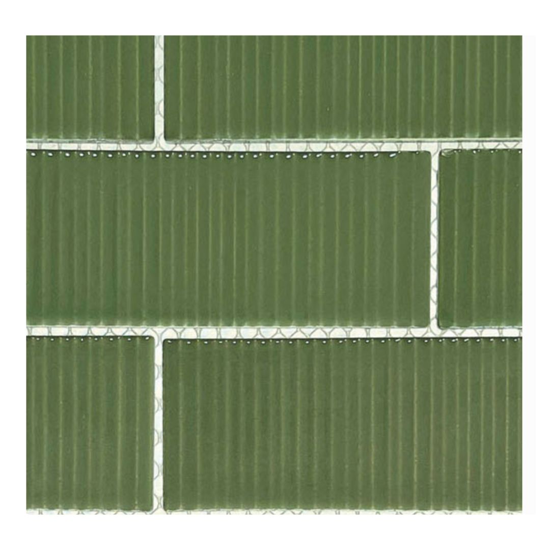 Decor Tiles - Porcelain Mosaic Cuboid Fern