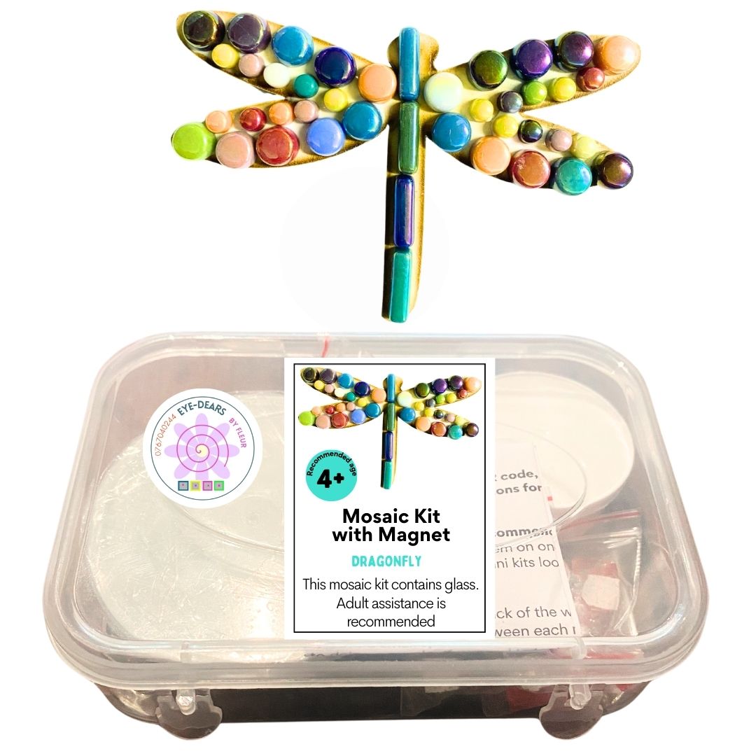 Single - Mosaic Craft Kit with Magnet - Dragonfly (Small)