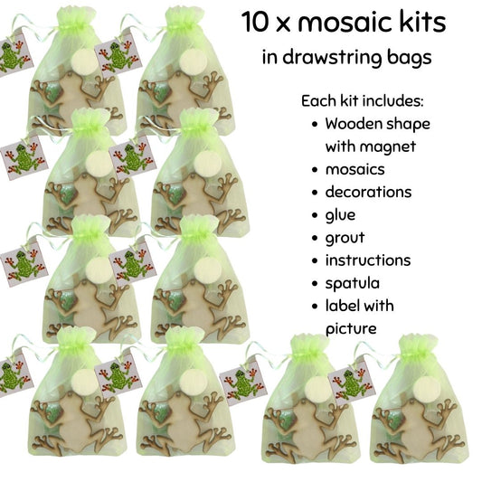 Bulk - Mosaic Craft Kit with Magnet - Tree Frog (Medium)