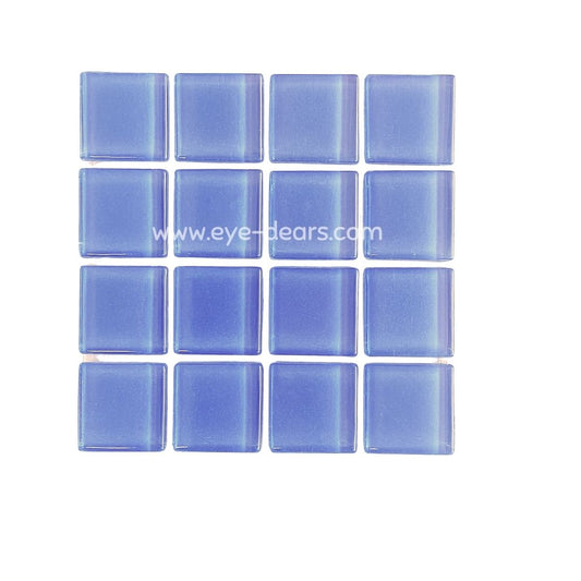 Mosaic Tiles -  Single Sheet Lilac Purple Glass 23x23mm