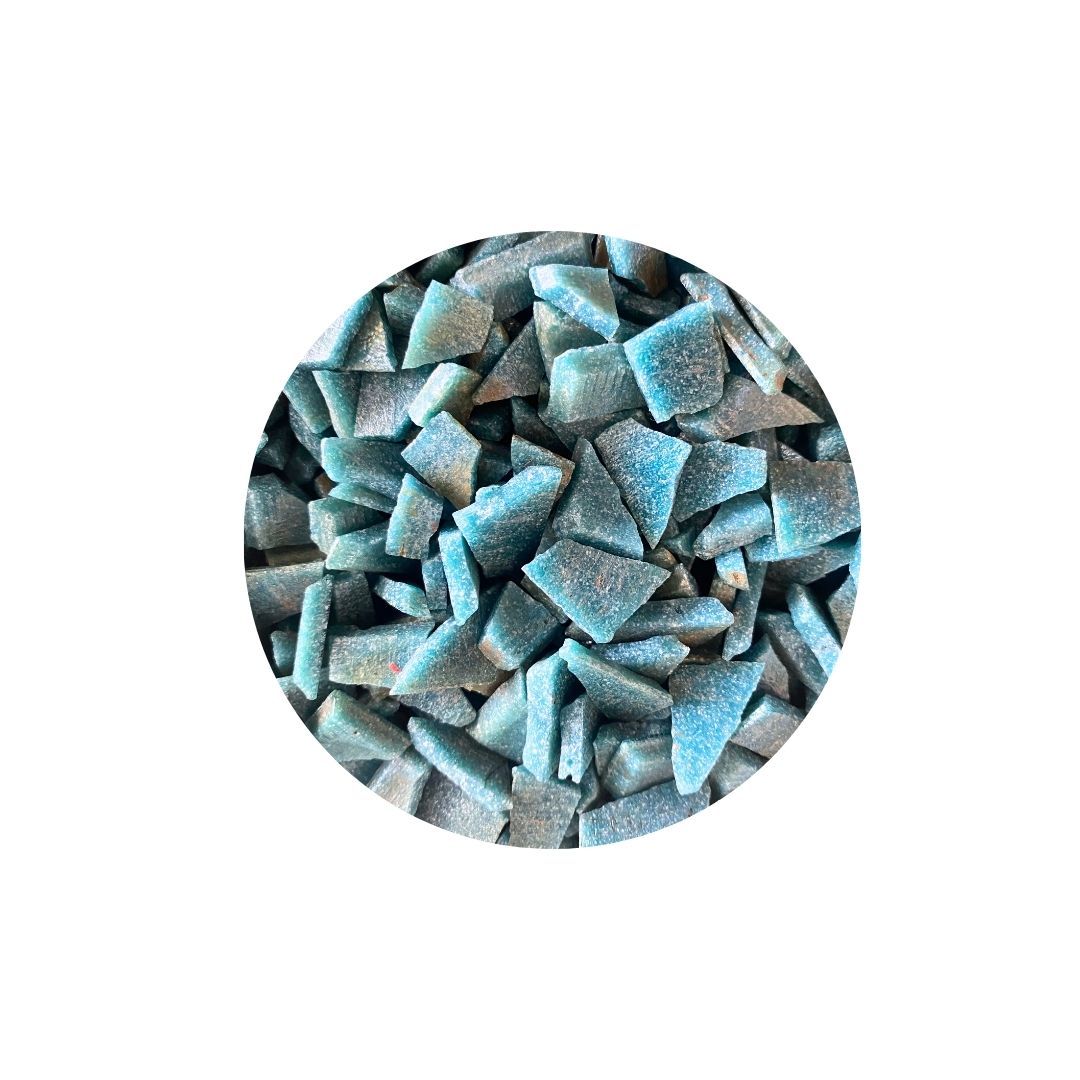 Mosaic Tiles Pre-Cut Teal 960g (for crafting)