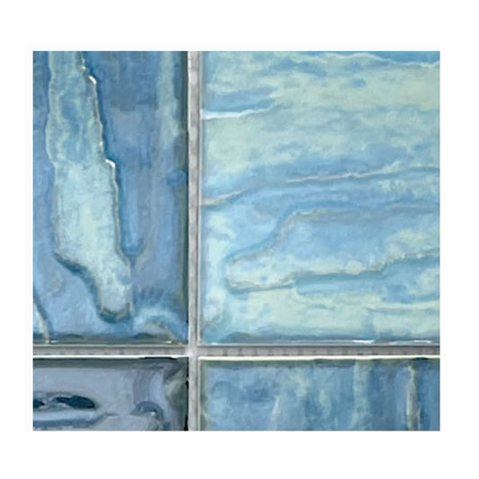 Decor Tiles - Glazed Porcelain Ocean Blue Mix