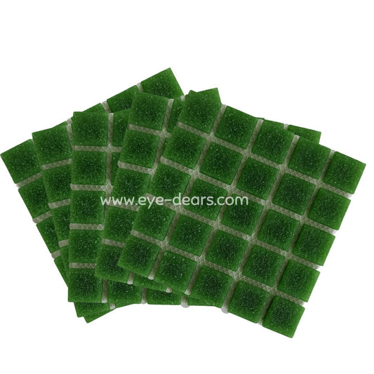 Mosaic Tiles - 10 x Craft Size sheets Matte Forest Green 20x20mm