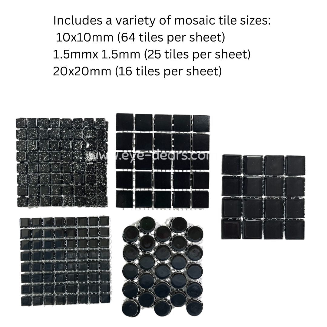 Mosaic Tiles Collection - The Essential Black Collection