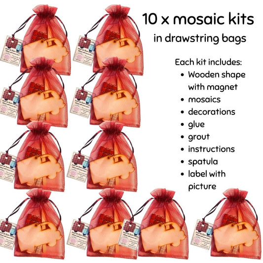 Bulk - Mosaic Craft Kit with Magnet- Truck (Small)