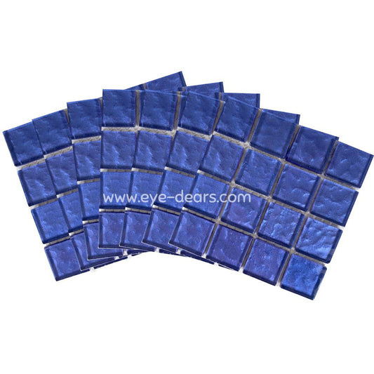 Mosaic Tiles - 10 x sheets of Lavender Metallic Ripple 23x23mm