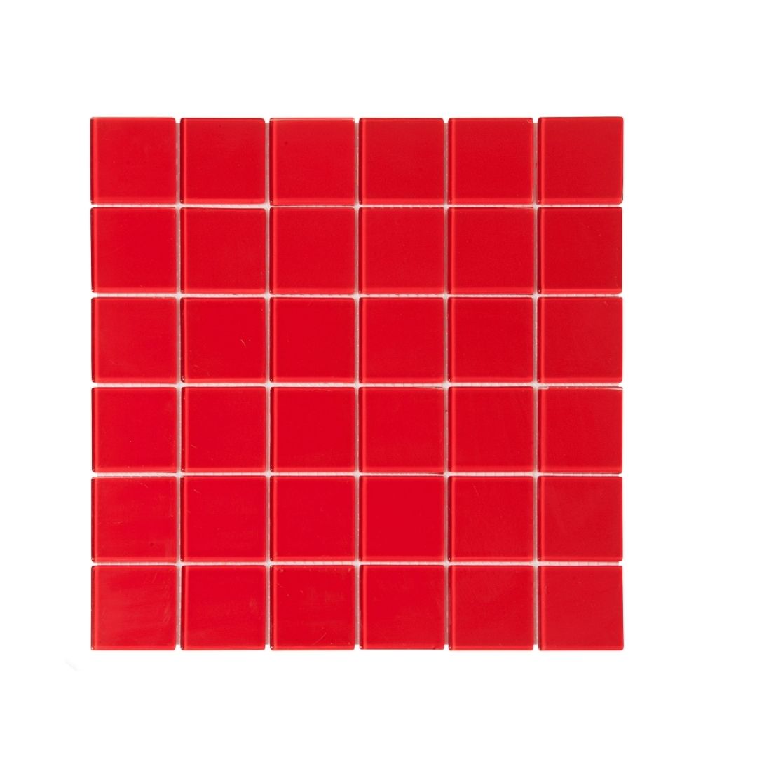 Decor Tiles - Post Box Red 48x48mm