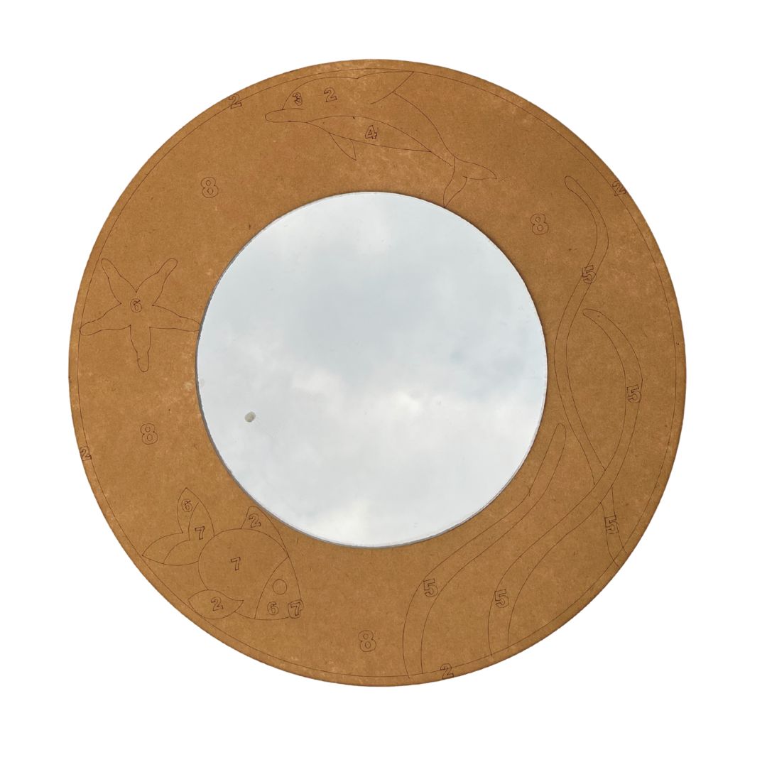 Mosaic Craft Kit - Sea Mirror  (Extra Large)