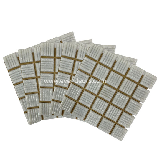 Mosaic Tiles - 10 x Craft Size sheets Matte Ash Grey 20x20mm