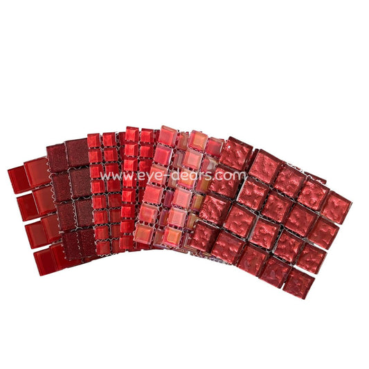Mosaic Tiles - The Ruby Red Collection