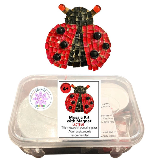 Single - Mosaic Craft Kit with Magnet - Ladybird (Small)