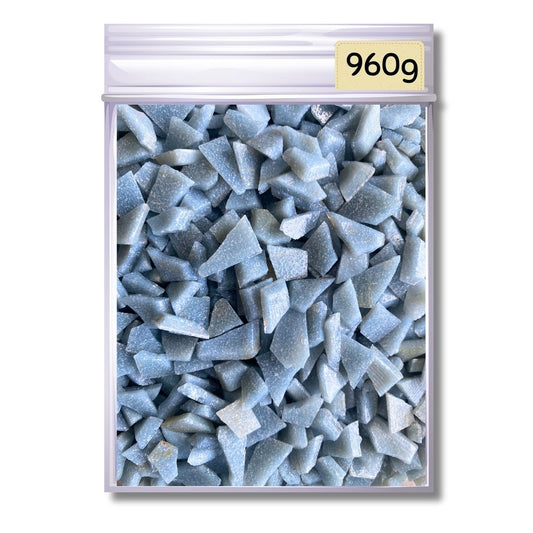 Mosaic Tiles Pre-Cut Smokey Blue 960g (for crafting)