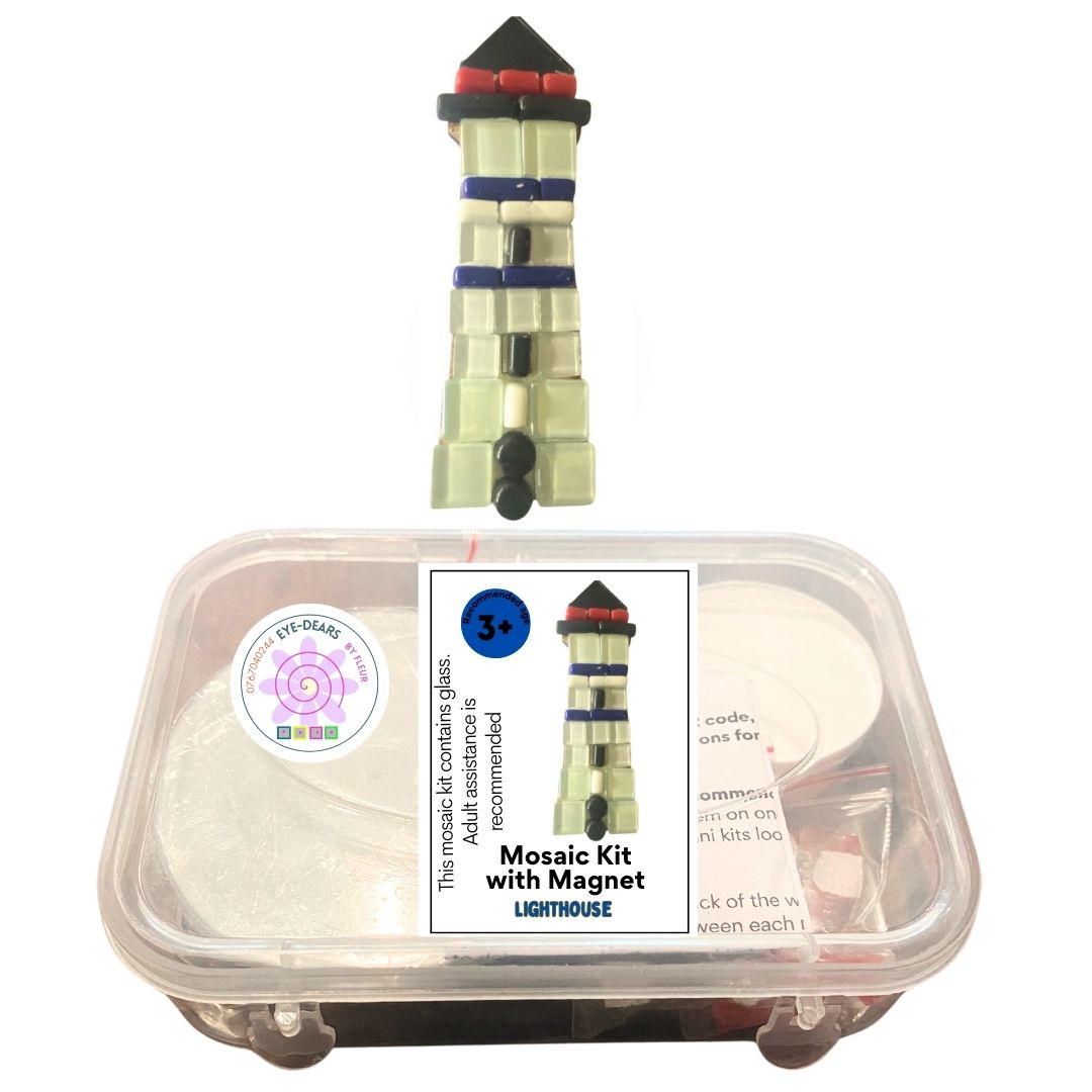 Single - Mosaic Craft Kit with Magnet - Lighthouse (Small)