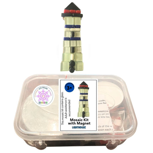 Single - Mosaic Craft Kit with Magnet - Lighthouse (Small)
