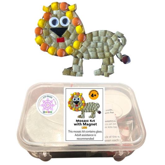 Single - Mosaic Craft Kit with Magnet - Lion (Small)