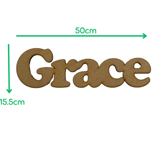 Wooden Blank - Grace (50x15.5cm)