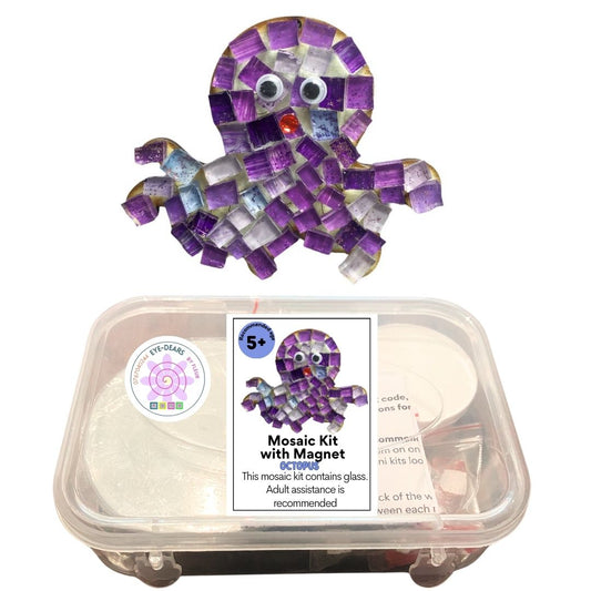 Single - Mosaic Craft Kit with Magnet - Octopus (Small)