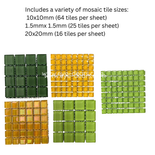Mosaic Tiles Collection - Spring Garden Palette