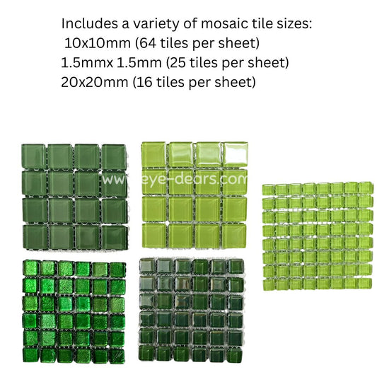 Mosaic Tiles Collection - Botanical Palette