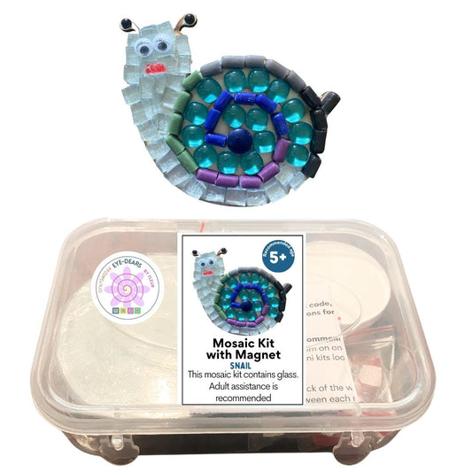 Single - Mosaic Craft Kit with Magnet - Snail (Small)