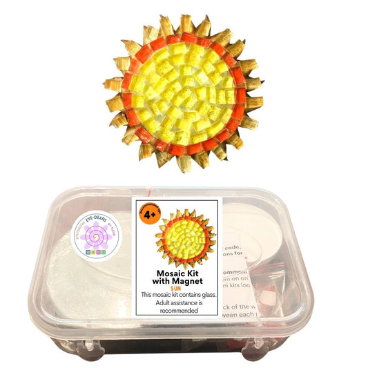 Single - Mosaic Craft Kit with Magnet - Sun (Small)