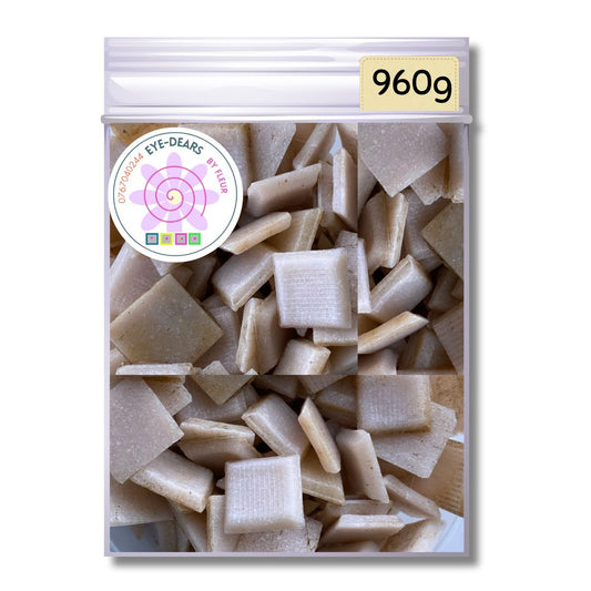 Mosaic Tiles Whole Rustic Salmon Pink 960g (Small tiles for crafting)