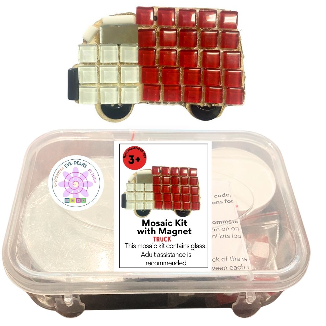 Single - Mosaic Craft Kit with Magnet -Truck (Small)