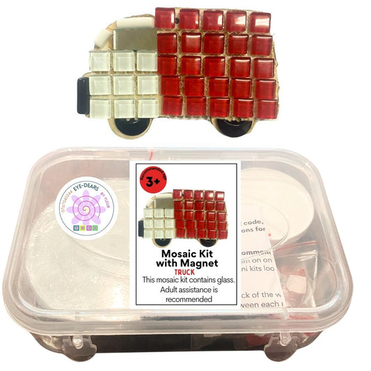 Single - Mosaic Craft Kit with Magnet -Truck (Small)