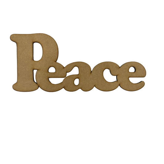 Wooden Blank - Peace (49x20cm)