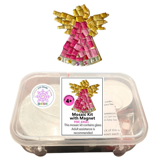 Single - Mosaic Craft Kit with Magnet - Angel Pink (Small)