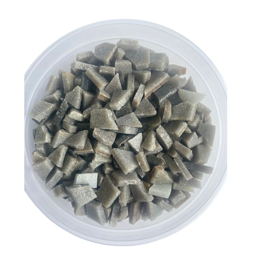 Mosaic Tiles Pre-cut Rustic Grey 960g (for crafting)