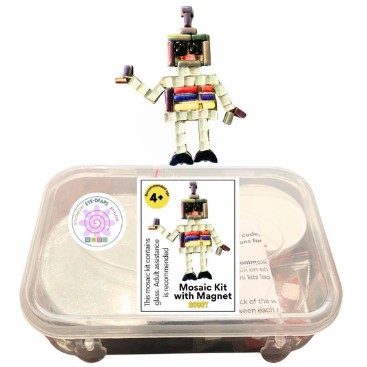 Single - Mosaic Craft Kit with Magnet -Robot (Small)