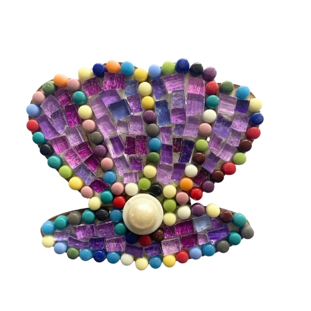 Single - Mosaic Craft Kit with Magnet - Shell (Medium)