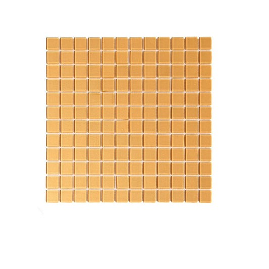 Decor Tiles - Gold Glass 23x23mm