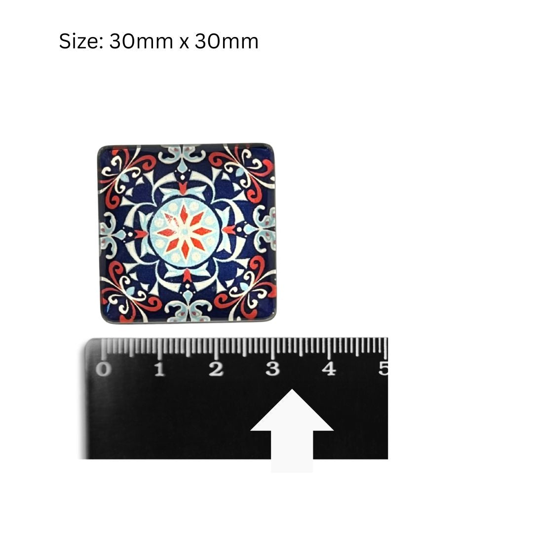 Glass Domed Insert S (30x30mm)