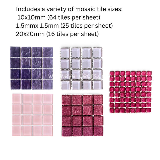 Mosaic Tiles Collection - Blush & Bloom Palette