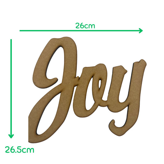 Wooden Blank - Joy (26x26.5cm)