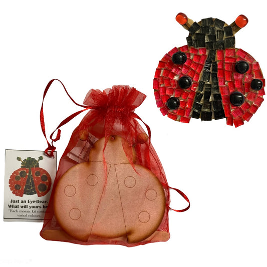 Single - Mosaic Craft Kit with Magnet - Ladybird (Small)
