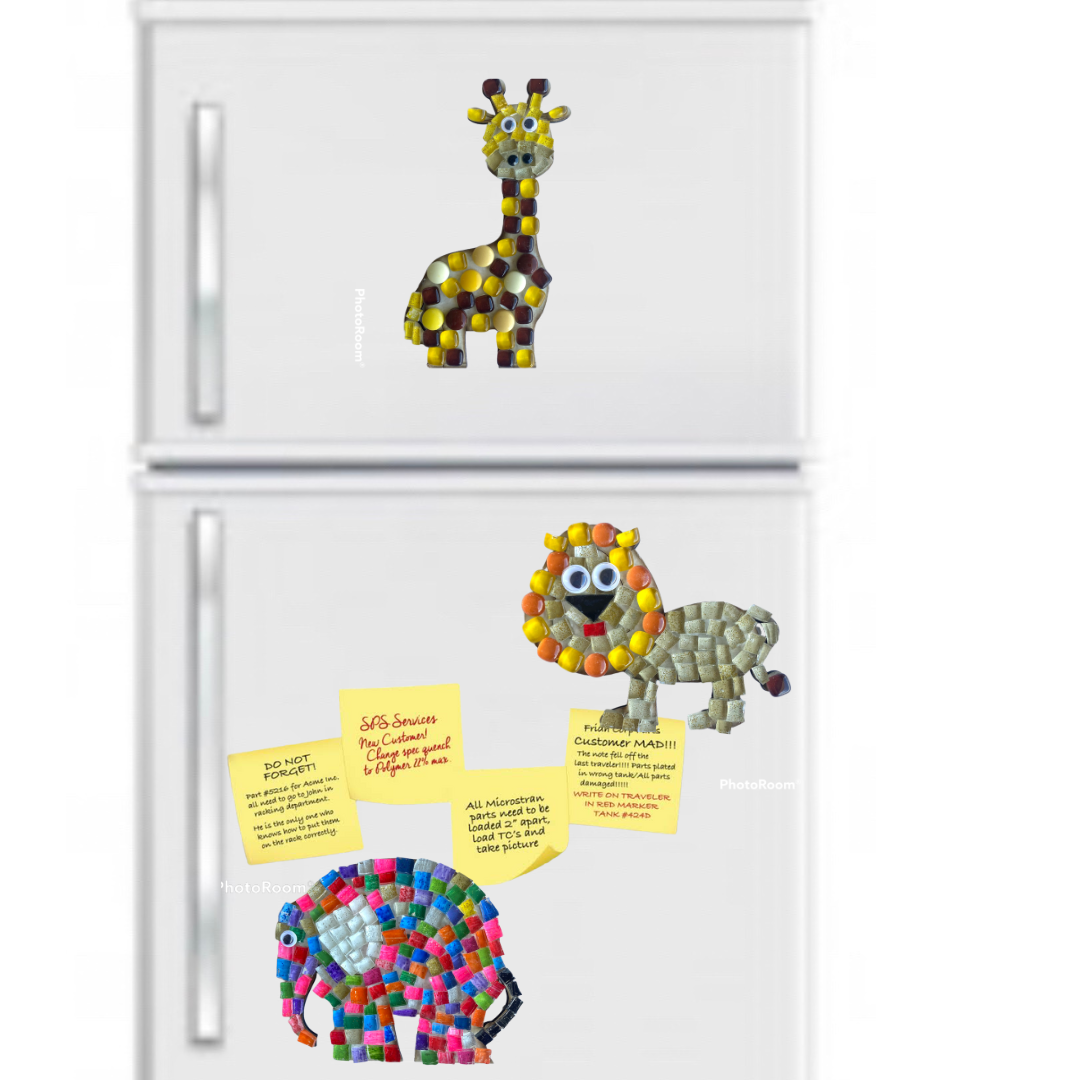 Mosaic Craft Kit with Magnet- Giraffe (Small)
