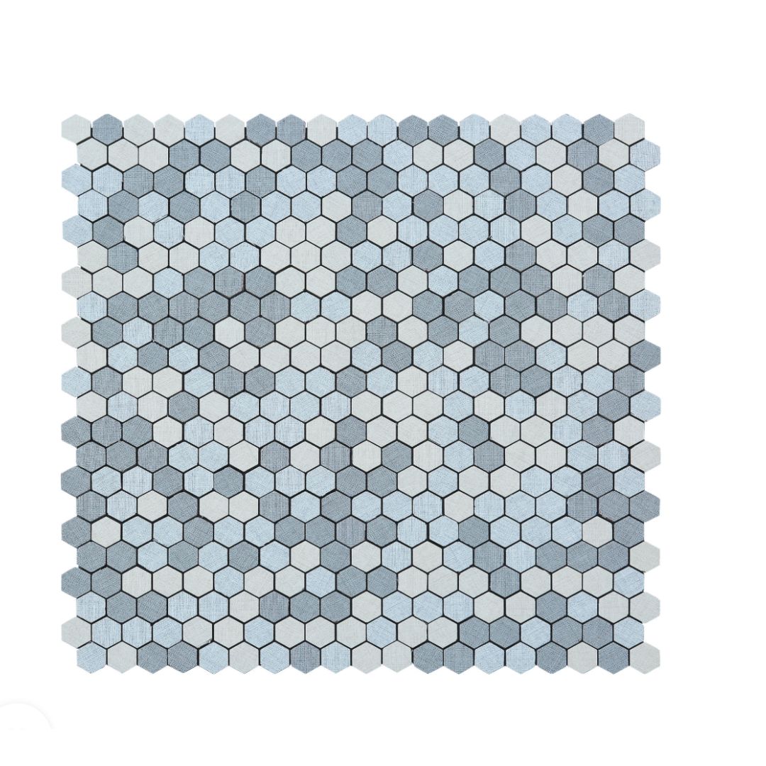 Decor Tiles -Stick On Mosaic Honeycomb Cafe Crema