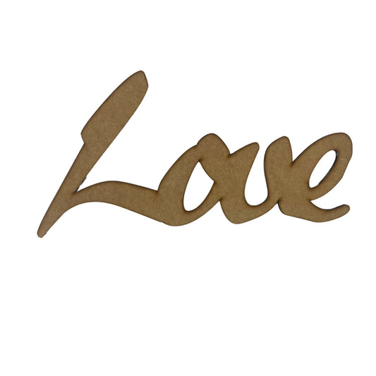 Wooden Blank - Love (37x31cm)
