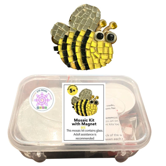 Single - Mosaic Craft Kit with Magnet - Bee (Small)