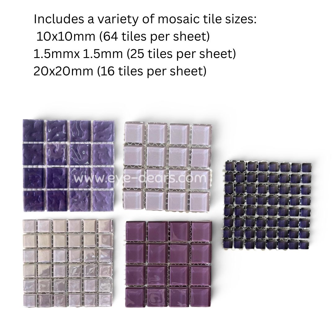 Mosaic Tiles Collection - Amethyst Jewel Palette