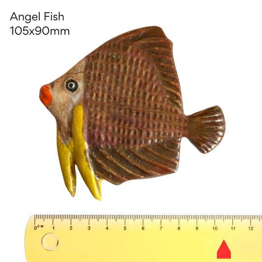 Angel Fish- pottery (105x90mm)