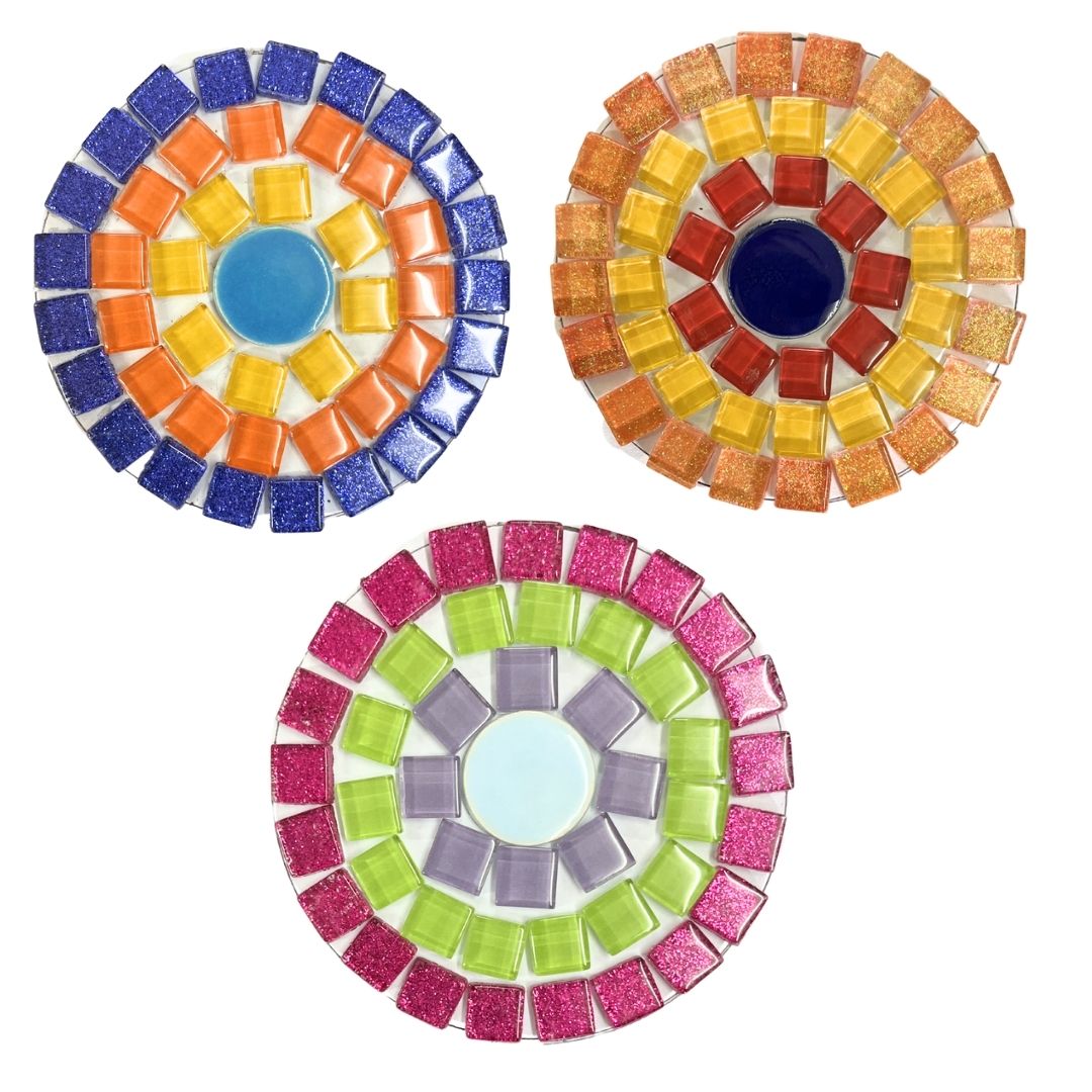 Mosaic Craft Kit - 3 x Coasters (No Magnet)
